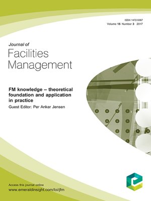 cover image of Journal of Facilities Management, Volume 15, Number 3